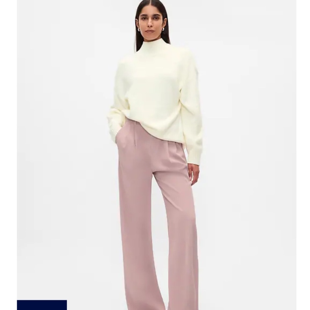 GAP Soft Pink Wide Leg Pants